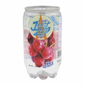 Just Zaa Soda Water Grape Flavour 330ml