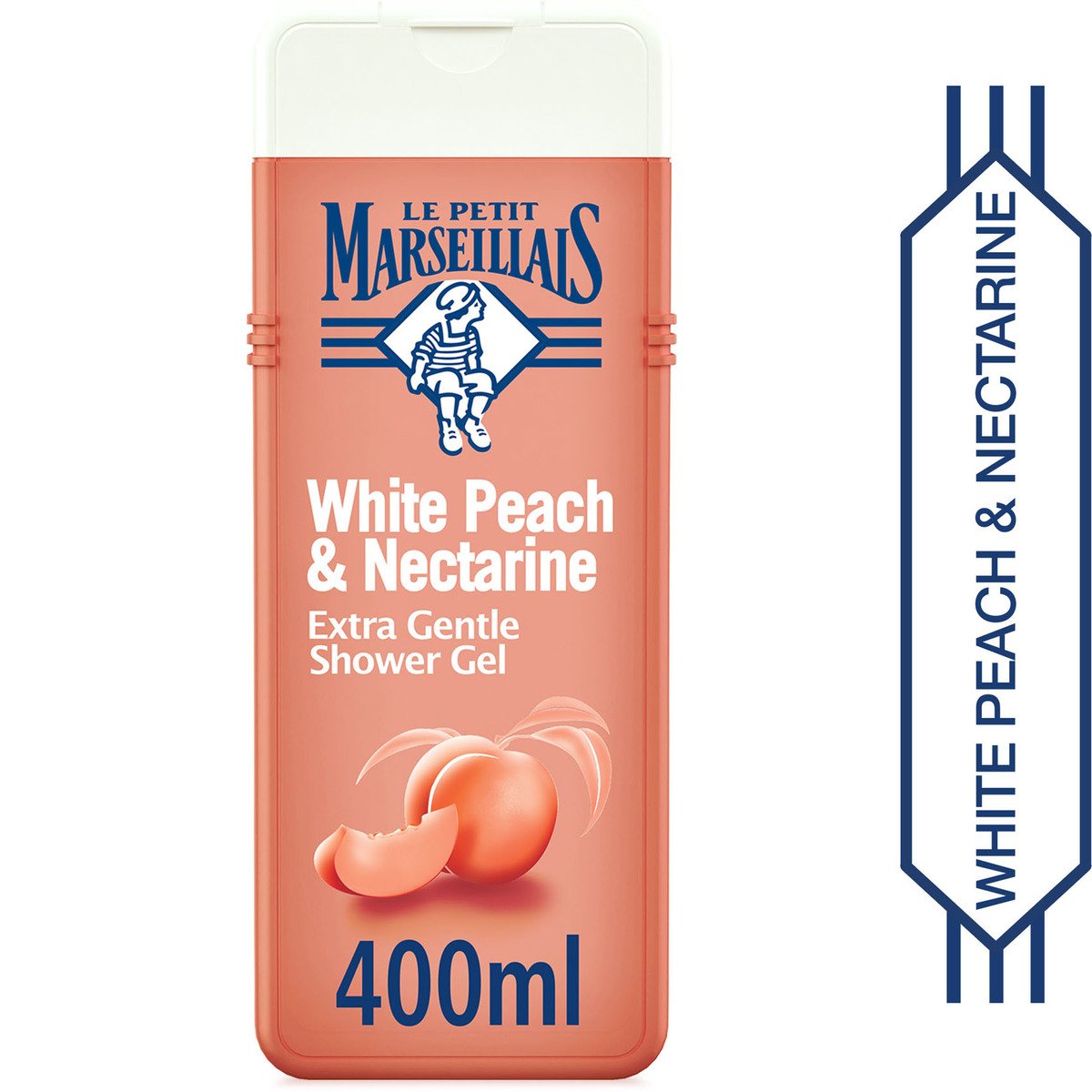 Le Petit Marseillais Shower Cream White Peach & Nectarine Extra Gentle 400 ml