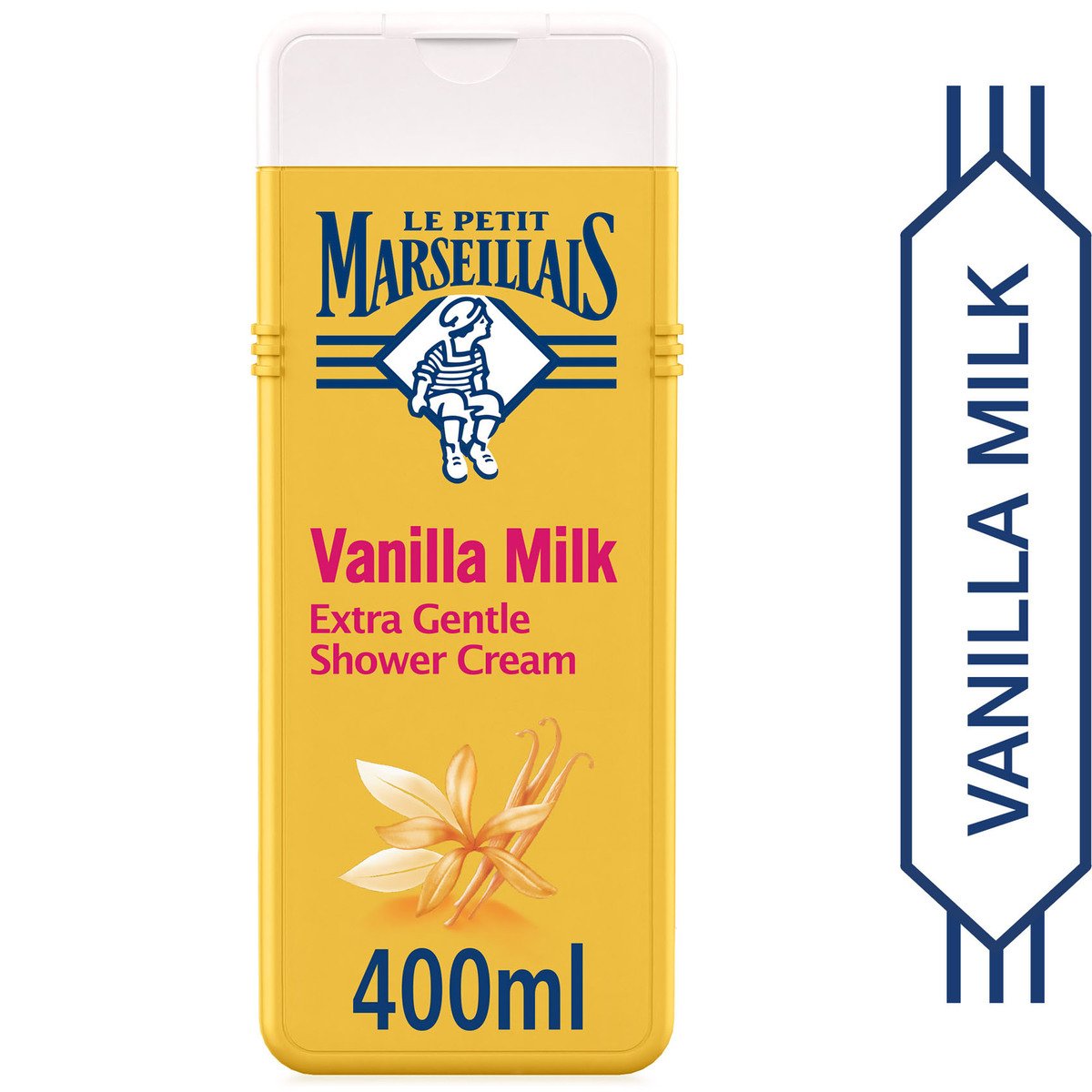 Le Petit Marseillais Shower Cream Vanilla Milk Extra Gentle 400 ml