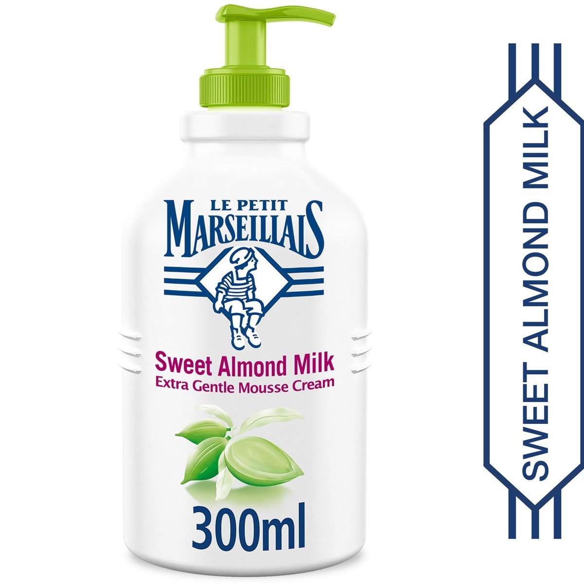 Le Petit Marseillais Mousse Cream Sweet Almond Milk Extra Gentle 300 ml