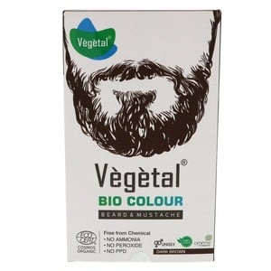 Vegetal Bio Color Beard & Mustache Dark Brown 100g