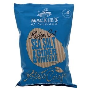Mackies Ridge Cut Sea Salt & Cider Vinegar Potato Crisps 150 g