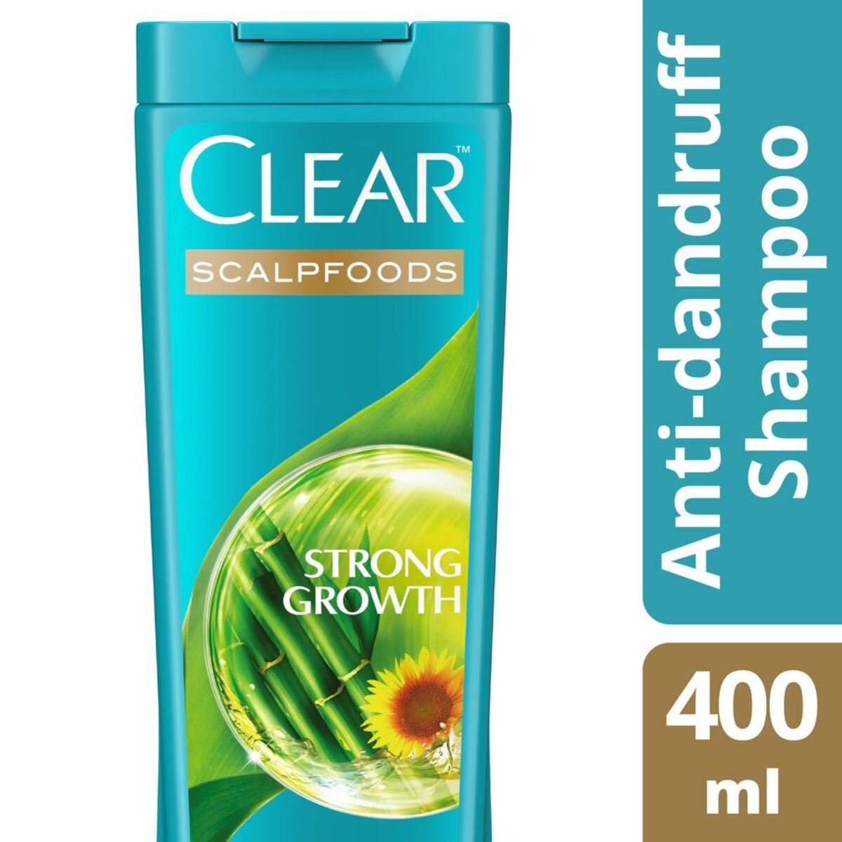 Clear Anti-Dandruff Shampoo Strong Growth 400 ml