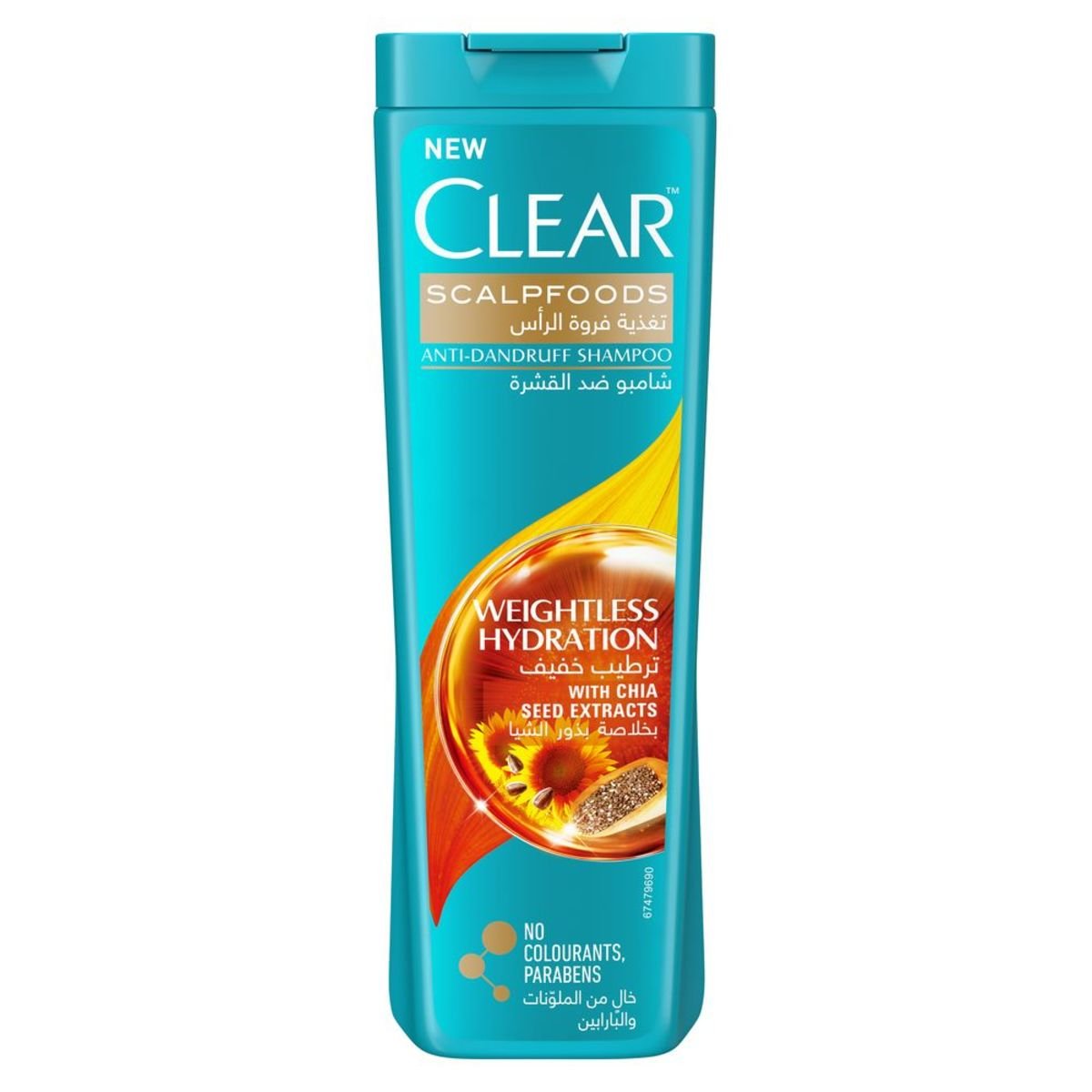 Clear Anti-Dandruff Shampoo Weightless Hydration 400 ml