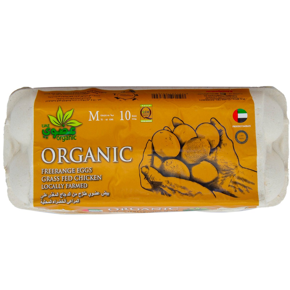 Organic Free Range Eggs 10 pcs