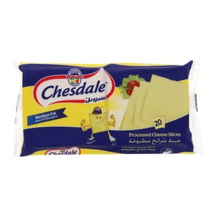 Chesdale Processed Cheese Slices Medium Fat 334g
