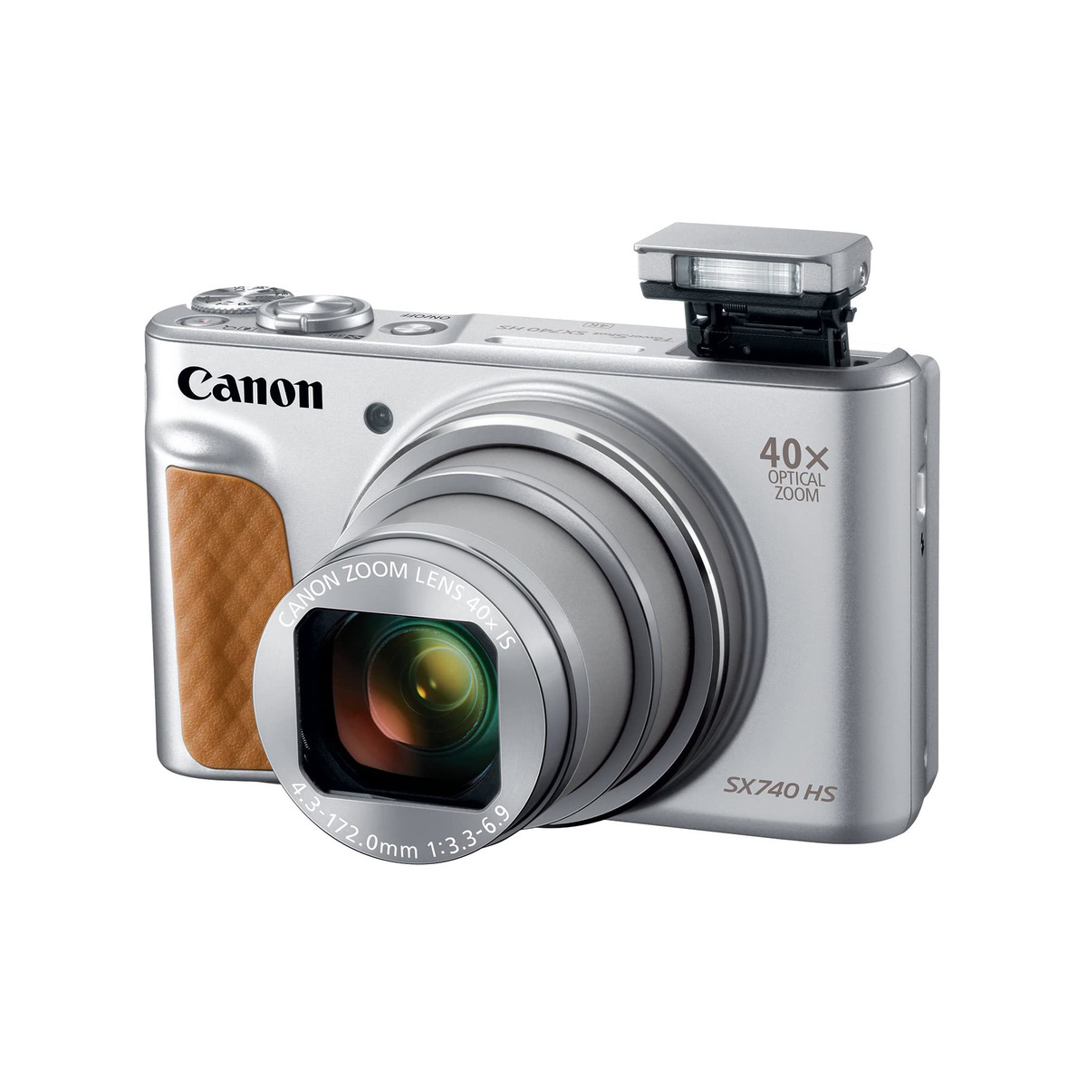 Canon Digital Camera PowerShot SX740-HS 20.3MP Silver