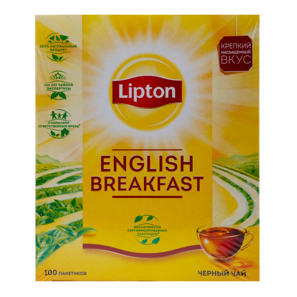 Lipton English Breakfast Black Tea 100pcs