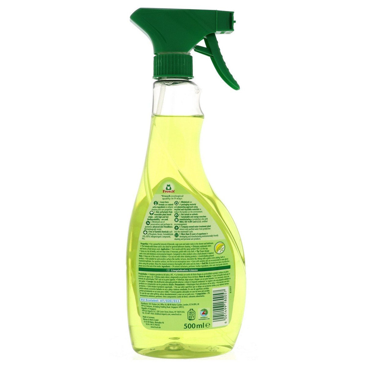 Frosch Shower & Bath Cleaner Lemon 500ml