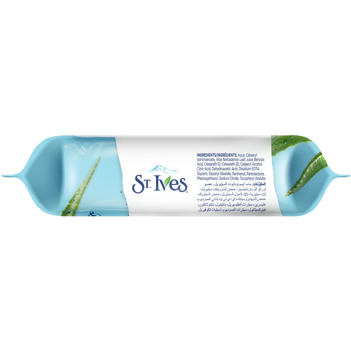 St. Ives Aloe Vera Hydrating Facial Cleansing Wipes 25 pcs