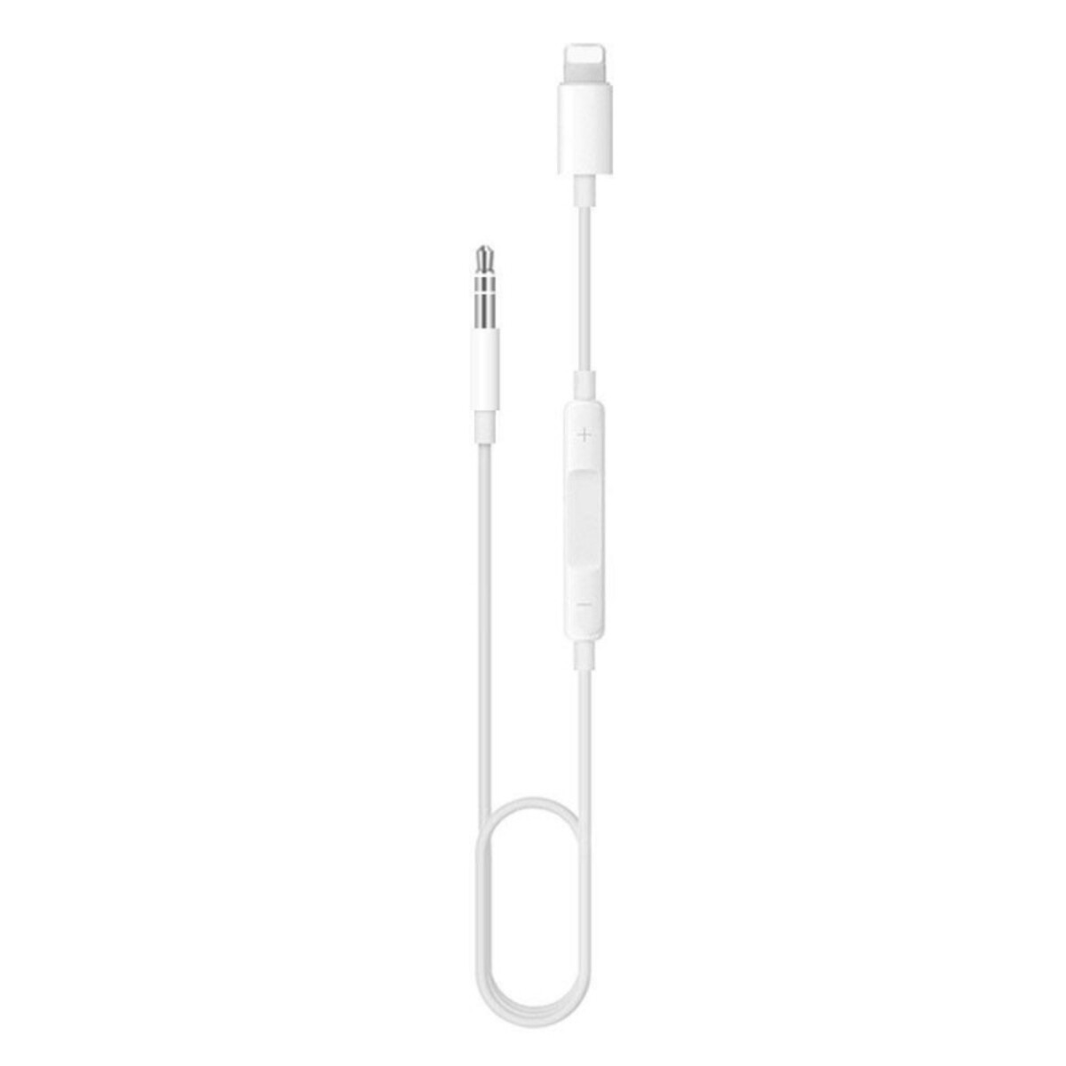 Trands Lightning To 3.5mm Male Aux Cable with Hands-free Remote Volume Control AU1958