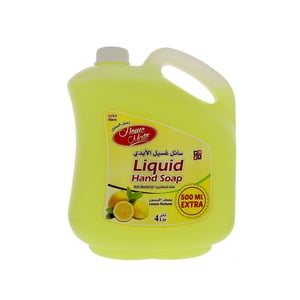 Home Mate Liquid Hand Soap Lemon Perfume 4Litre + 500ml