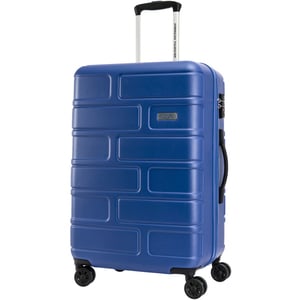 امريكان حقيبة سفر توريستر بريكلاين 4 عجلات صلبة مقاس 55 سم أزرق