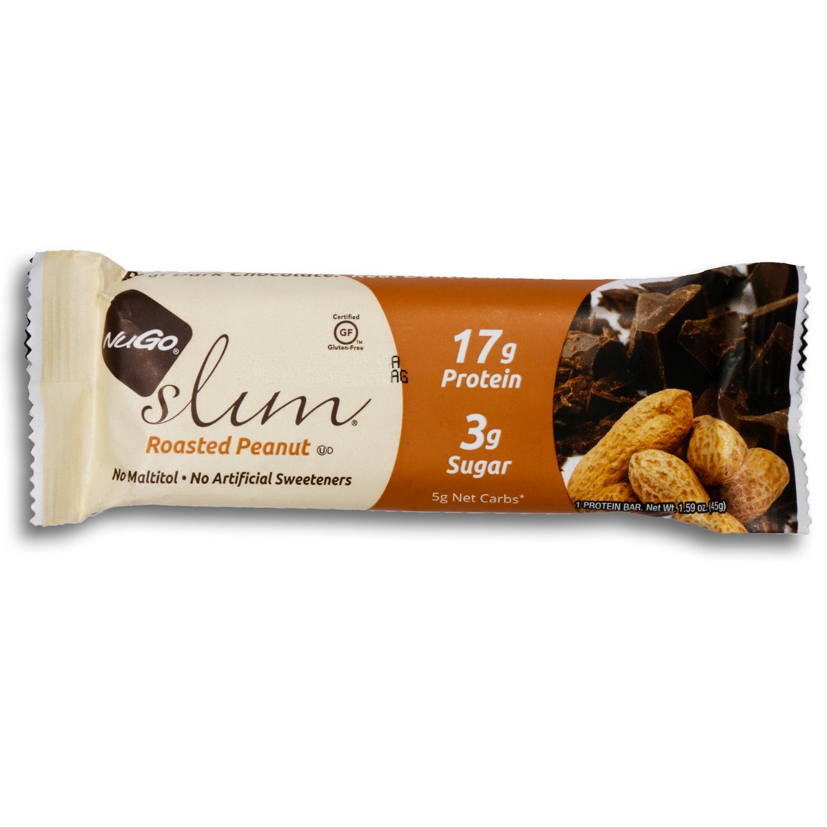 Nugo Protein Bar Slim Roasted Peanut 45 g