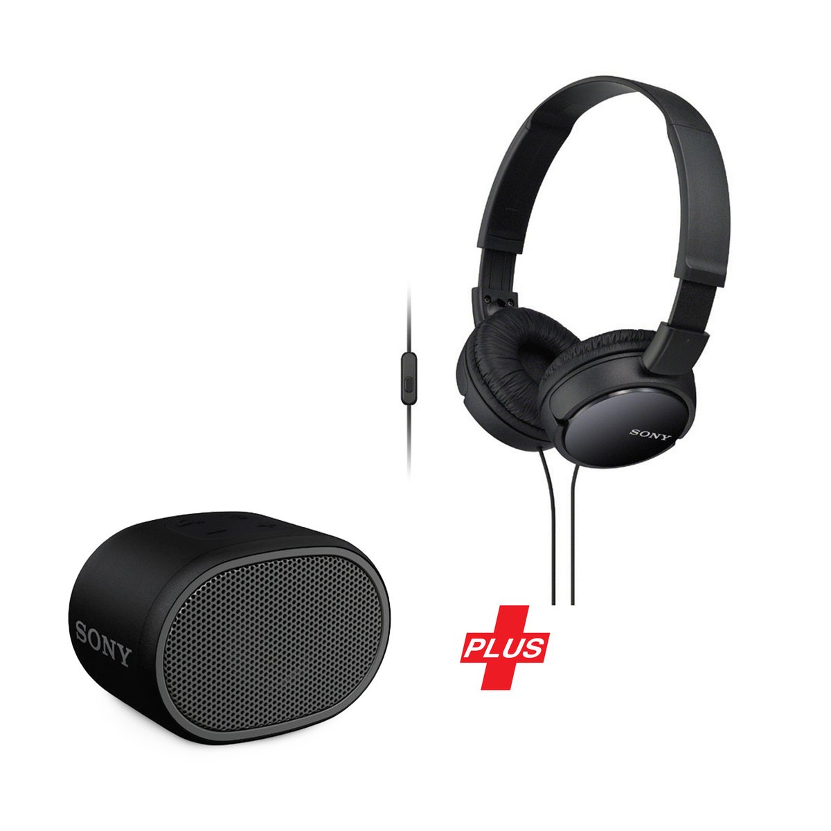 Sony Headphone MDRZX110 + Bluetooth Speaker XB01