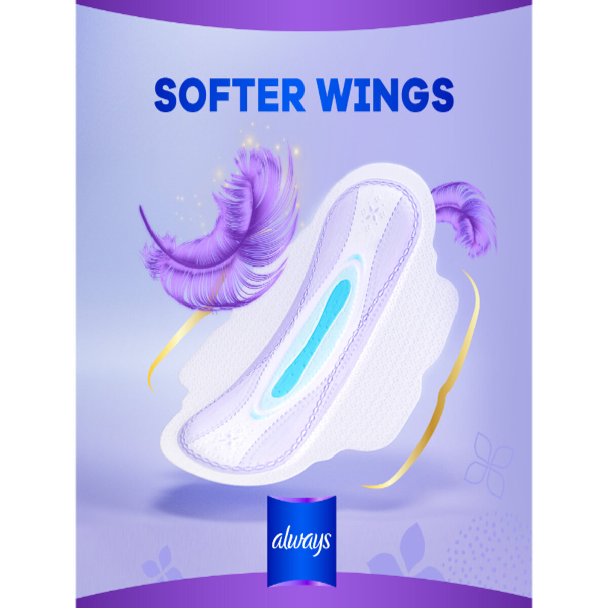 Always All in One Ultra Thin Night Sanitary Pads With Wings 12pcs