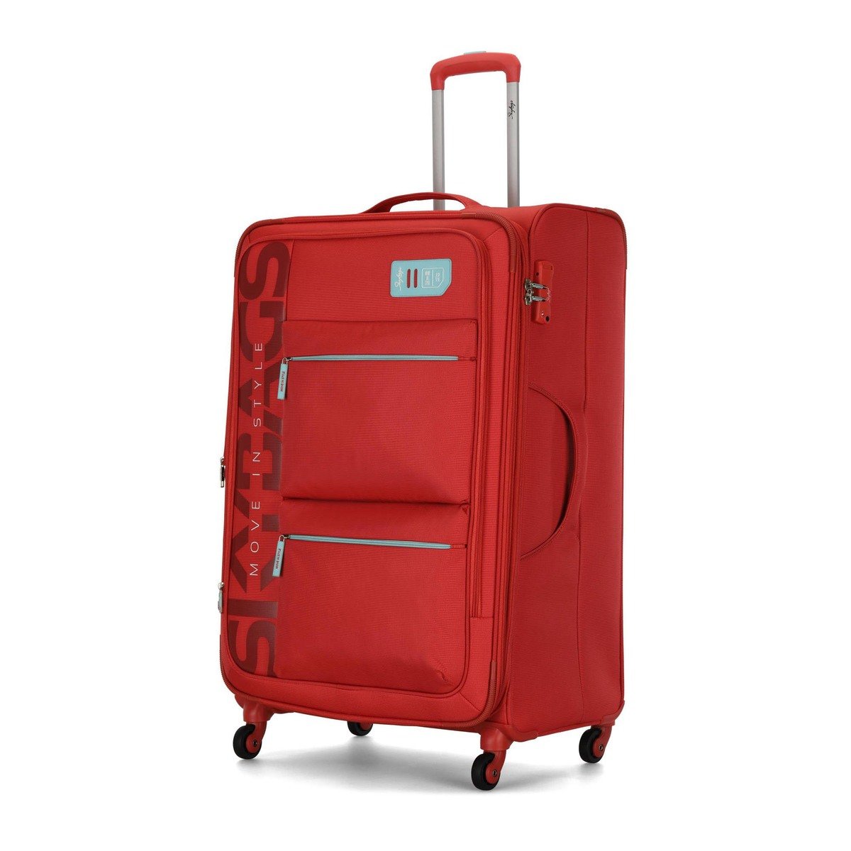 Skybags Vanguard 4 Wheel Soft Trolley, 71 cm, Coral