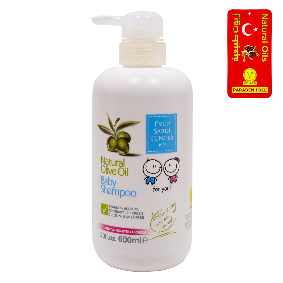 Eyup Sabri Tuncer Natural Olive Oil Baby Shampoo 600ml