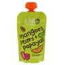 Ella's Kitchen Organic Purees Mangoes + Pears + Papayas 120 g