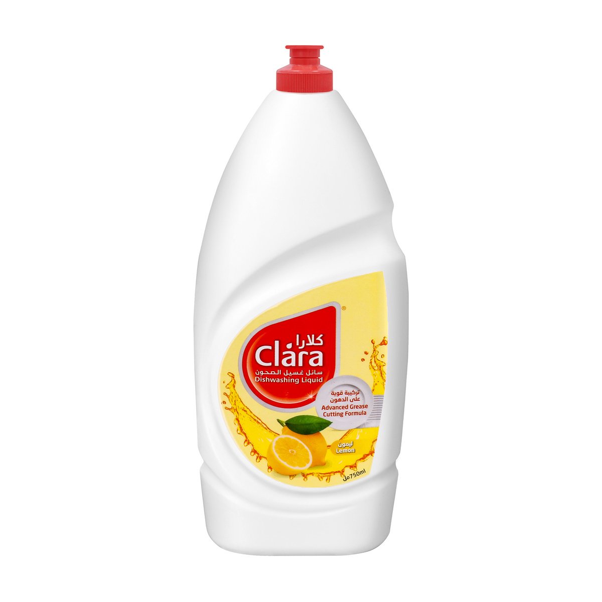 Clara Dishwash Liquid Lemon 750ml