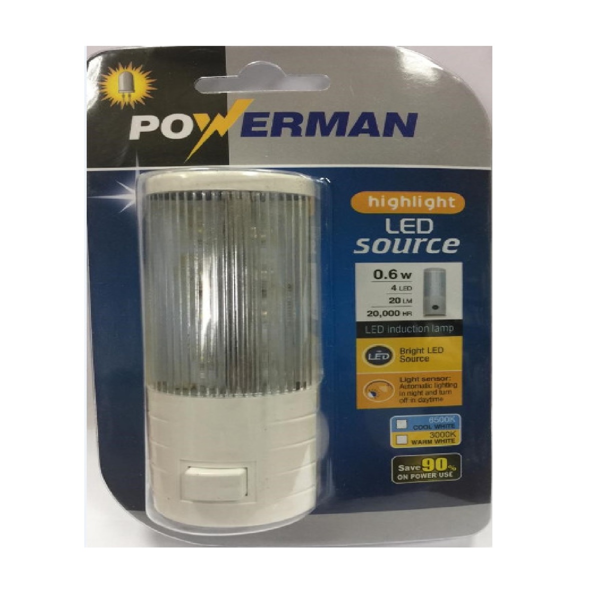 Powerman LED Night Lamp 0.6W A-106