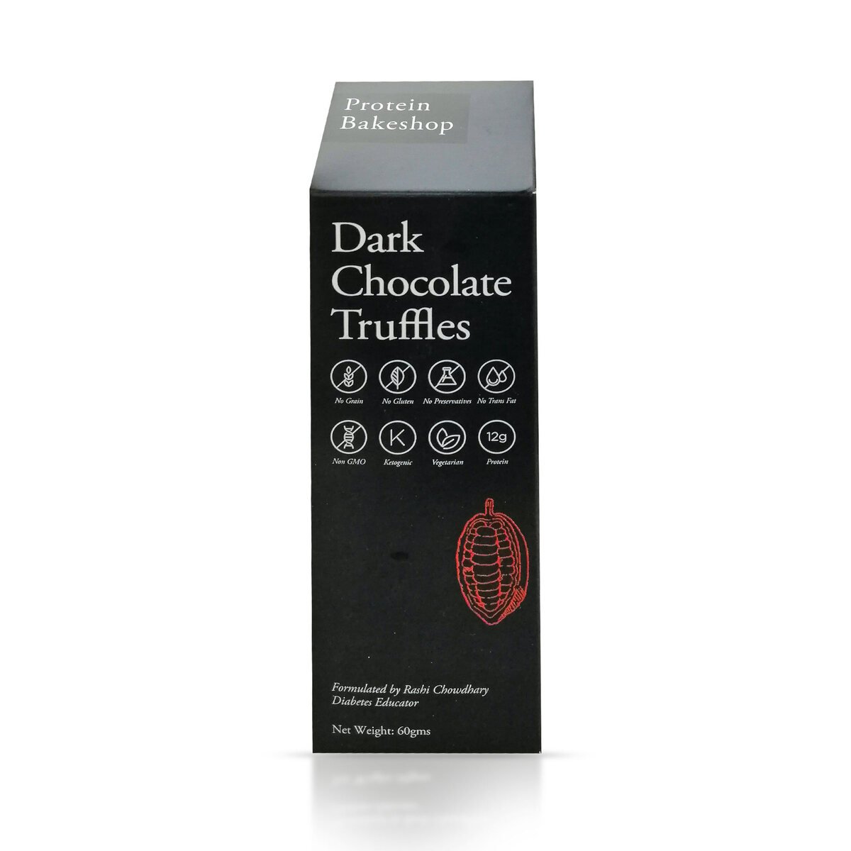 Protein Bakeshop  Dark Chocolate Truffles 60g