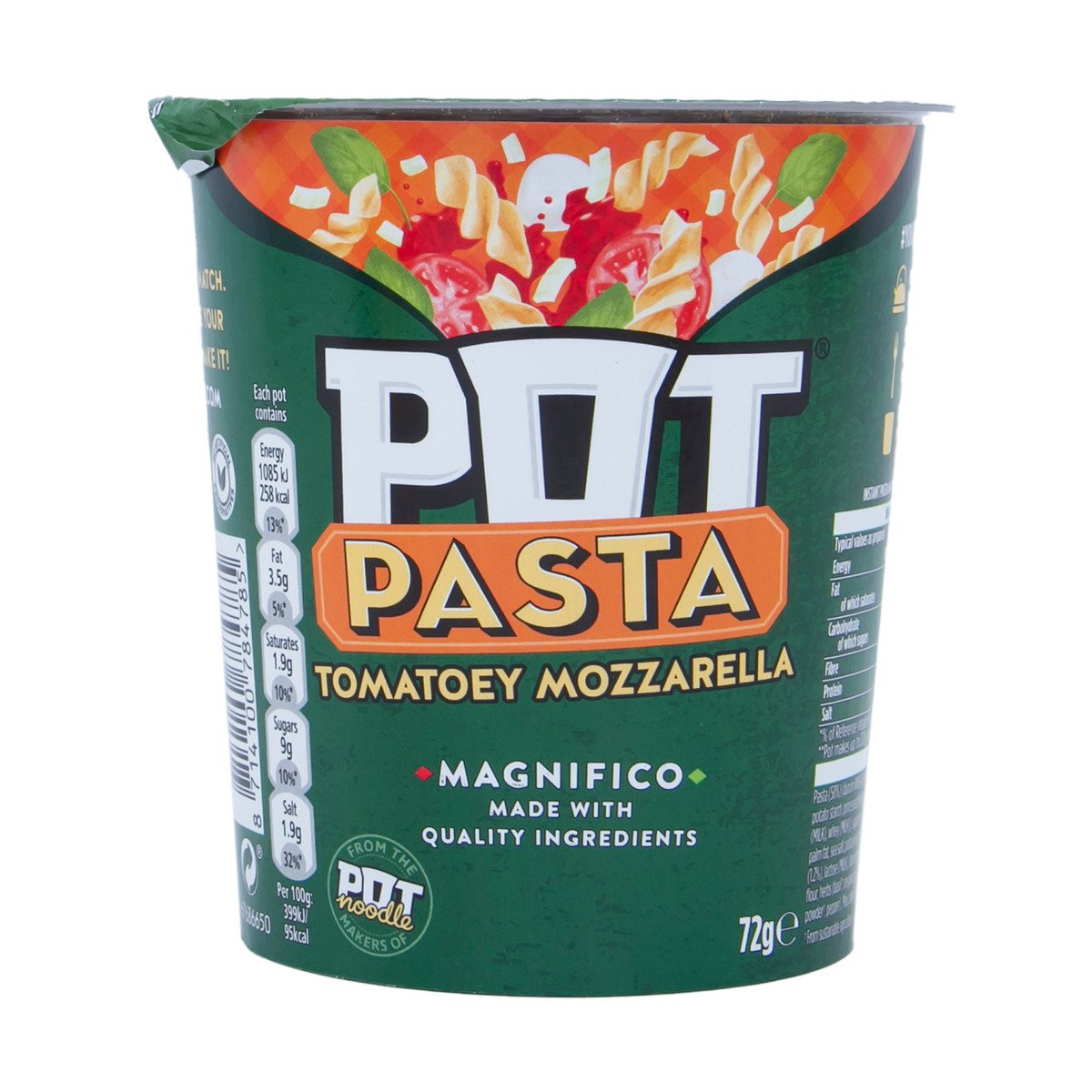 Pot Pasta Tomatoey Mozzarella 72 g