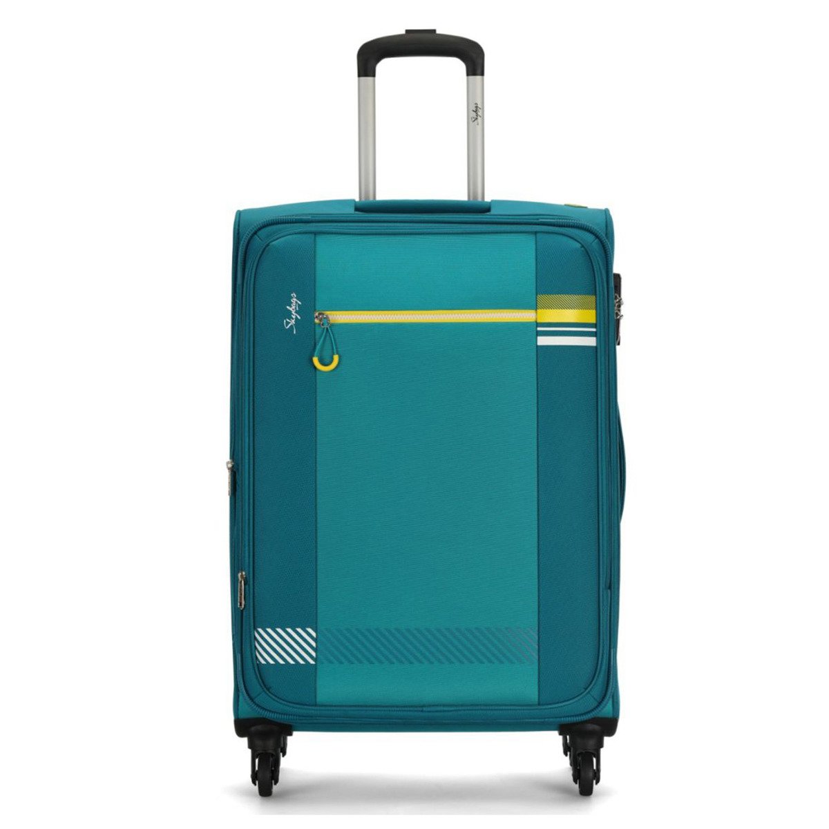 Skybags Vybe 4 Wheel Soft Trolley, 70 cm, Cyan Green
