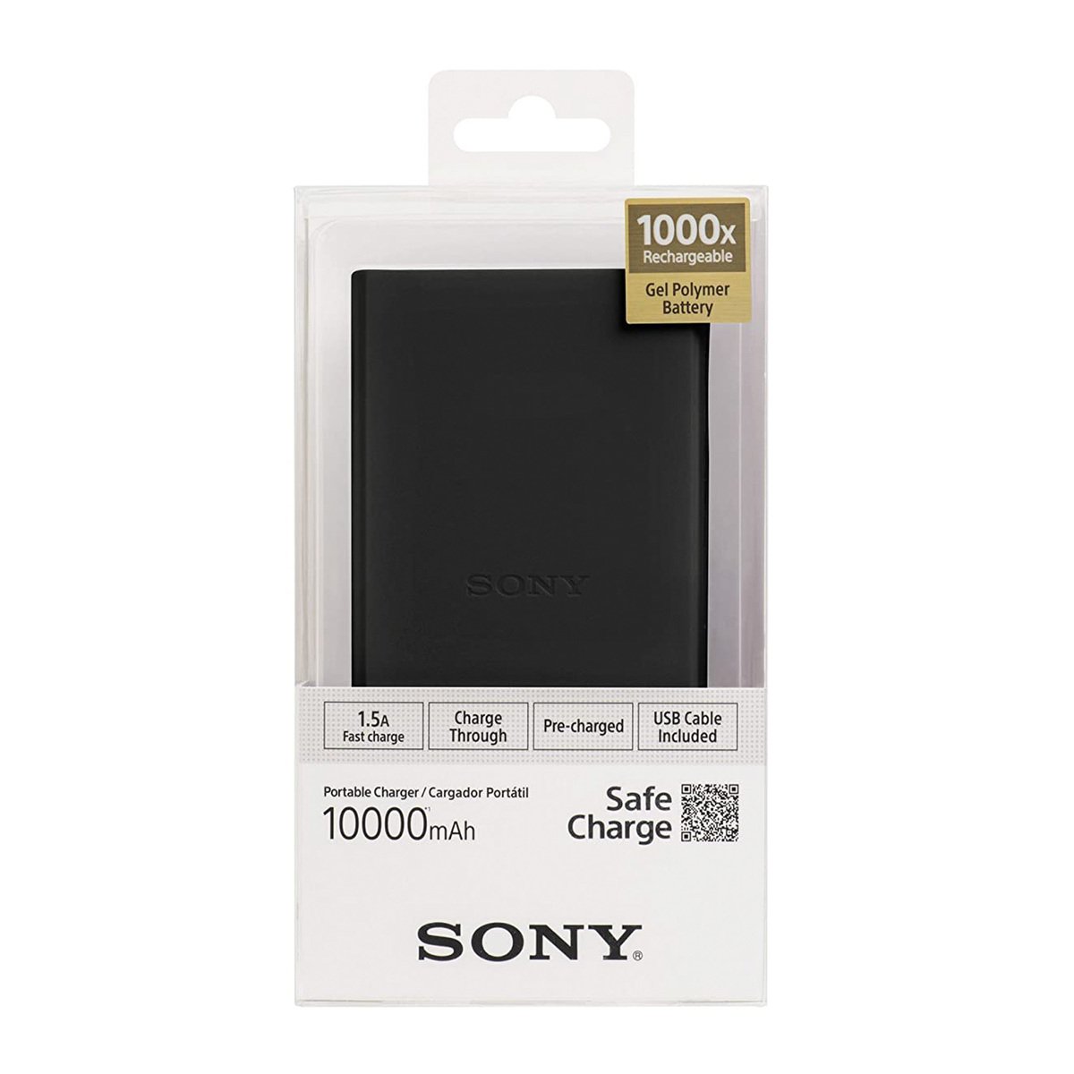 Sony CP-V10B 10000mAH Lithium-Polymer Power Bank Black