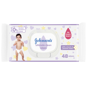 Johnson's Ultimate Clean Baby Wipes 48Pcs