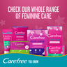 Carefree Panty Liners FlexiComfort Delicate Scent 60pcs