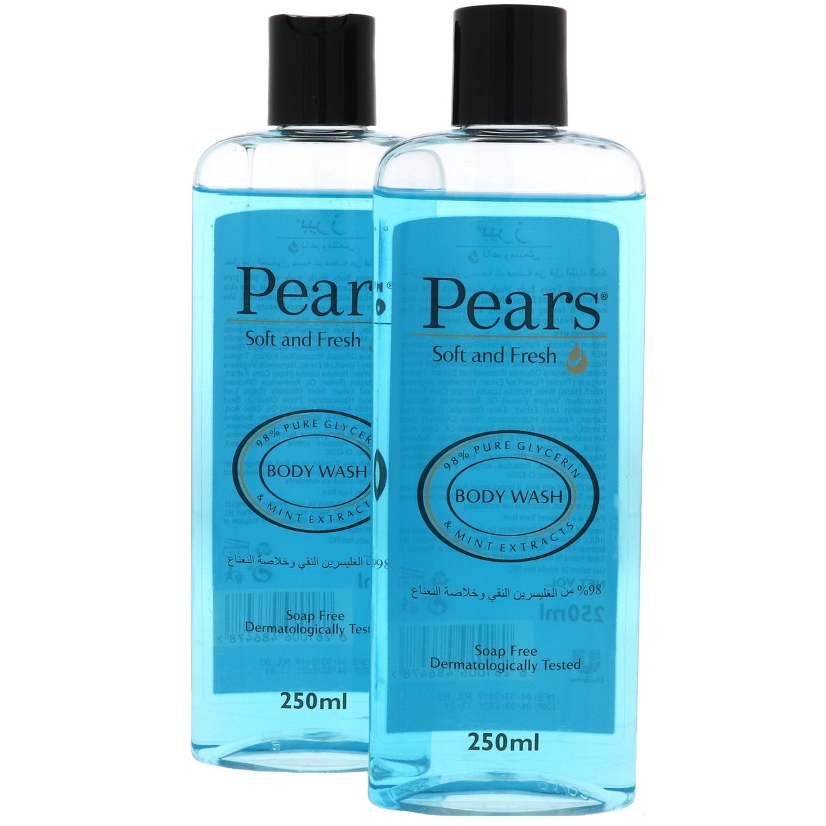 Pears Body Wash Soft and Fresh 2 x 250 ml