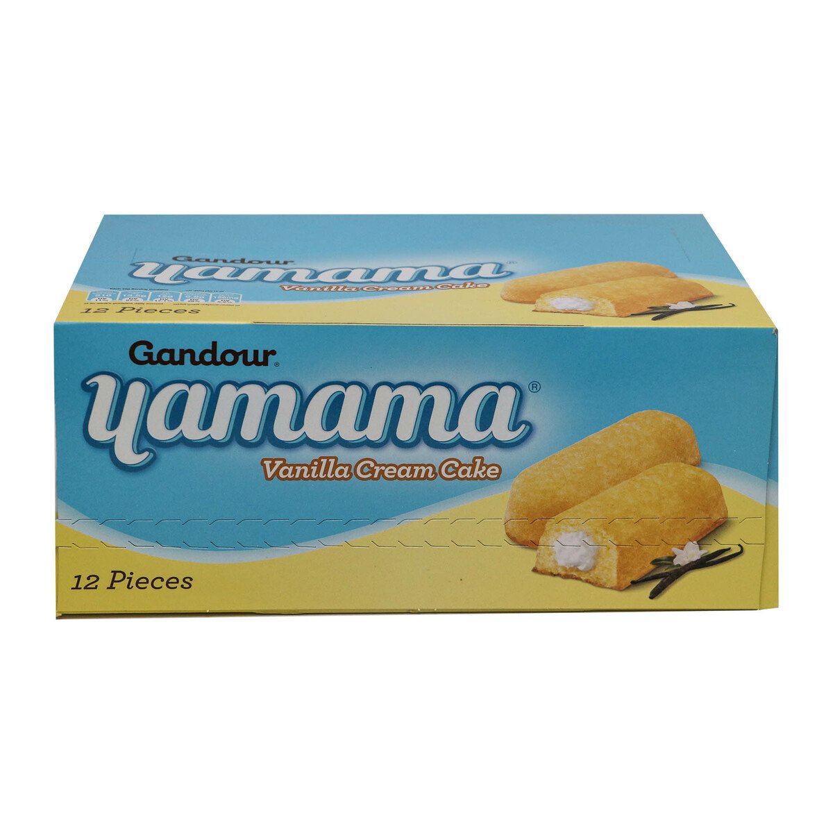 Gandour Yamama Cream Cake Vanilla 12 x 45g