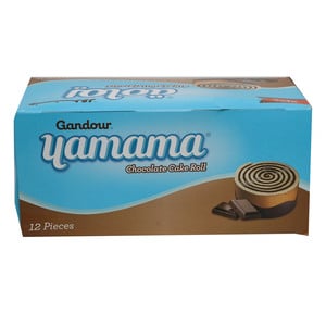 Gandour Yamama Cake Roll Chocolate 12 x 42g