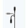 Anker powerline II USB-A to 3 in 1 charging cable Black