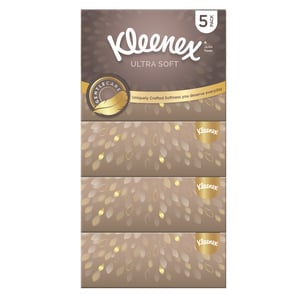Kleenex Ultra Soft Gentle Care Facial Tissue 5 x 96pcs