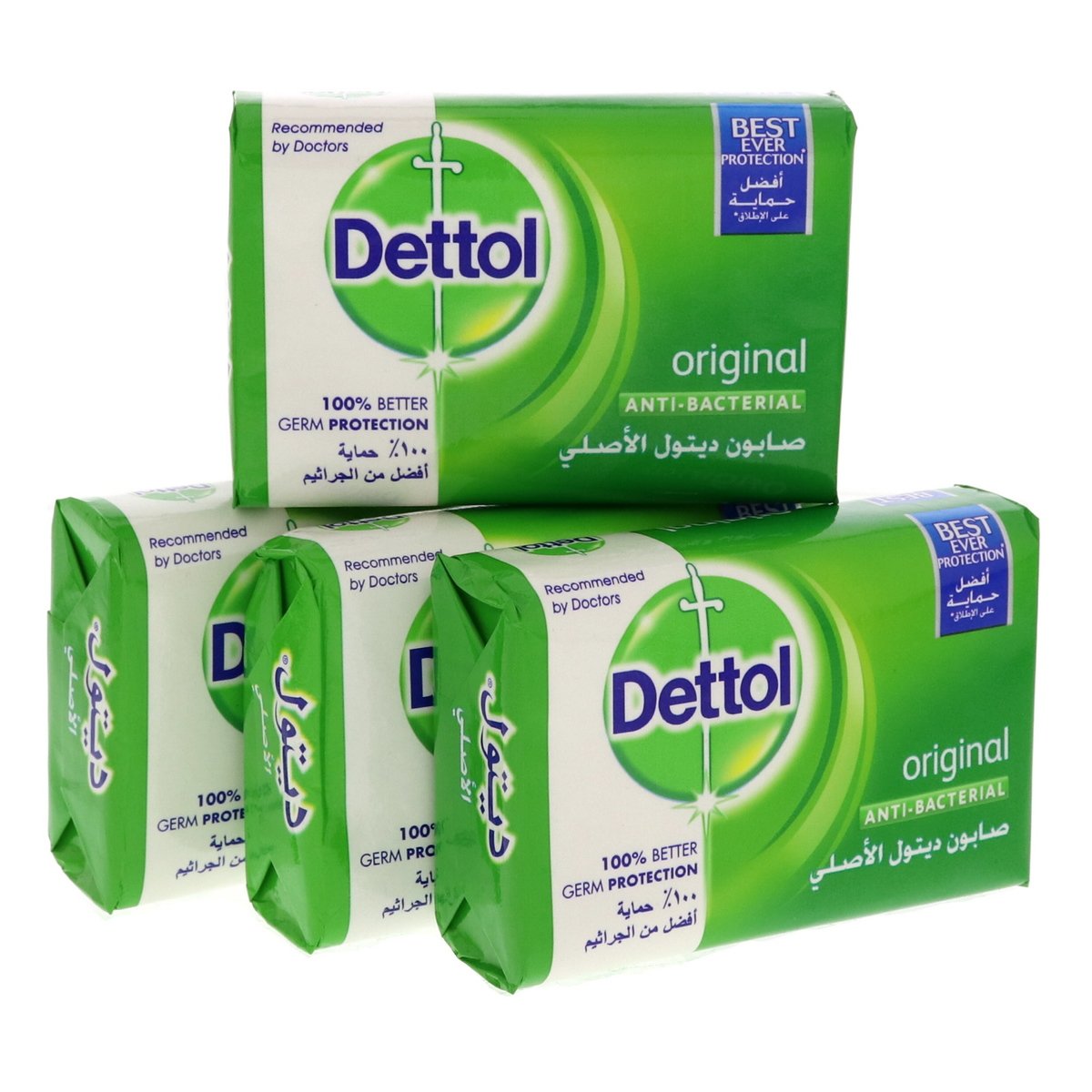 Dettol Anti-Bacterial Soap Original 4 x 120 g