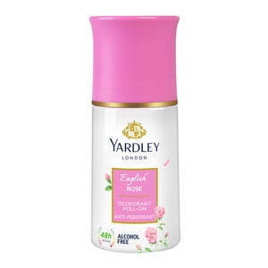 Yardley English Rose Deodorant Roll On Anti Perspirant 50ml
