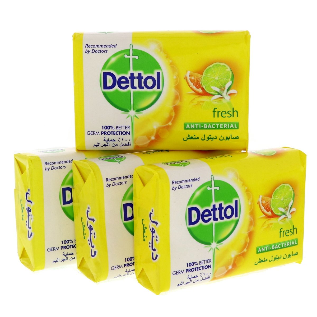 Dettol Anti-Bacterial Soap Fresh 4 x 120 g