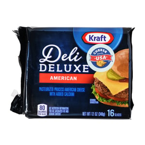 Kraft Deli Deluxe American Cheese Slices 340 g