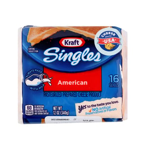 Buy Kraft Single American 340 g Online at Best Price | Sliced Cheese | Lulu Kuwait in Kuwait