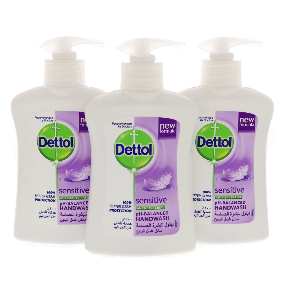 Dettol Sensitive Anti-Bacterial Hand Wash 3 x 200 ml