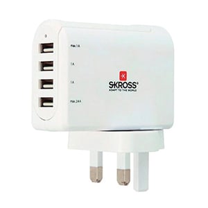 Skross USB Home Changer 4 Port UK 2800102