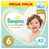 Pampers Premium Care Diapers Size 6 13+ kg Mega Pack 42 Count