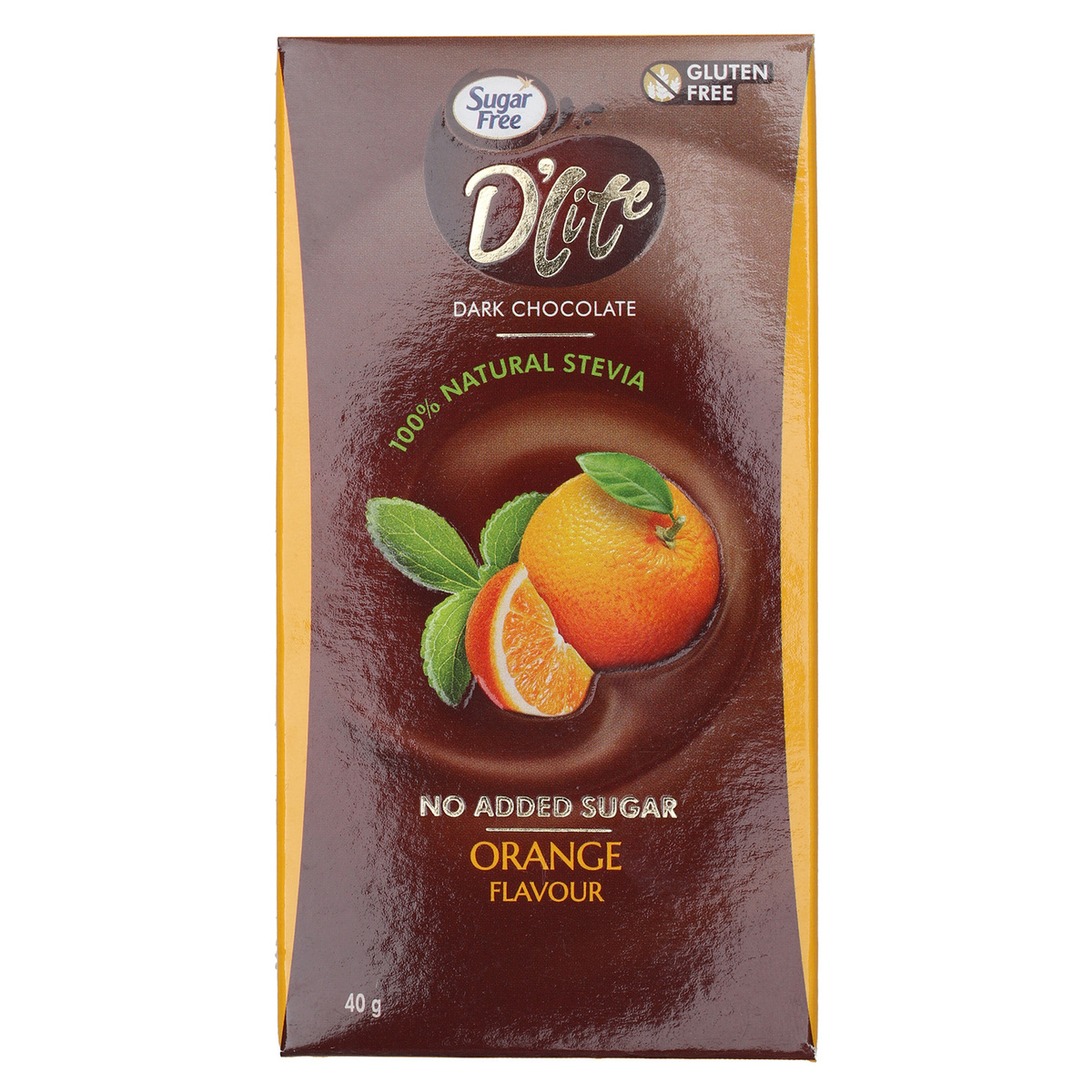 Sugar Free Dlite Dark Chocolate Orange 40g