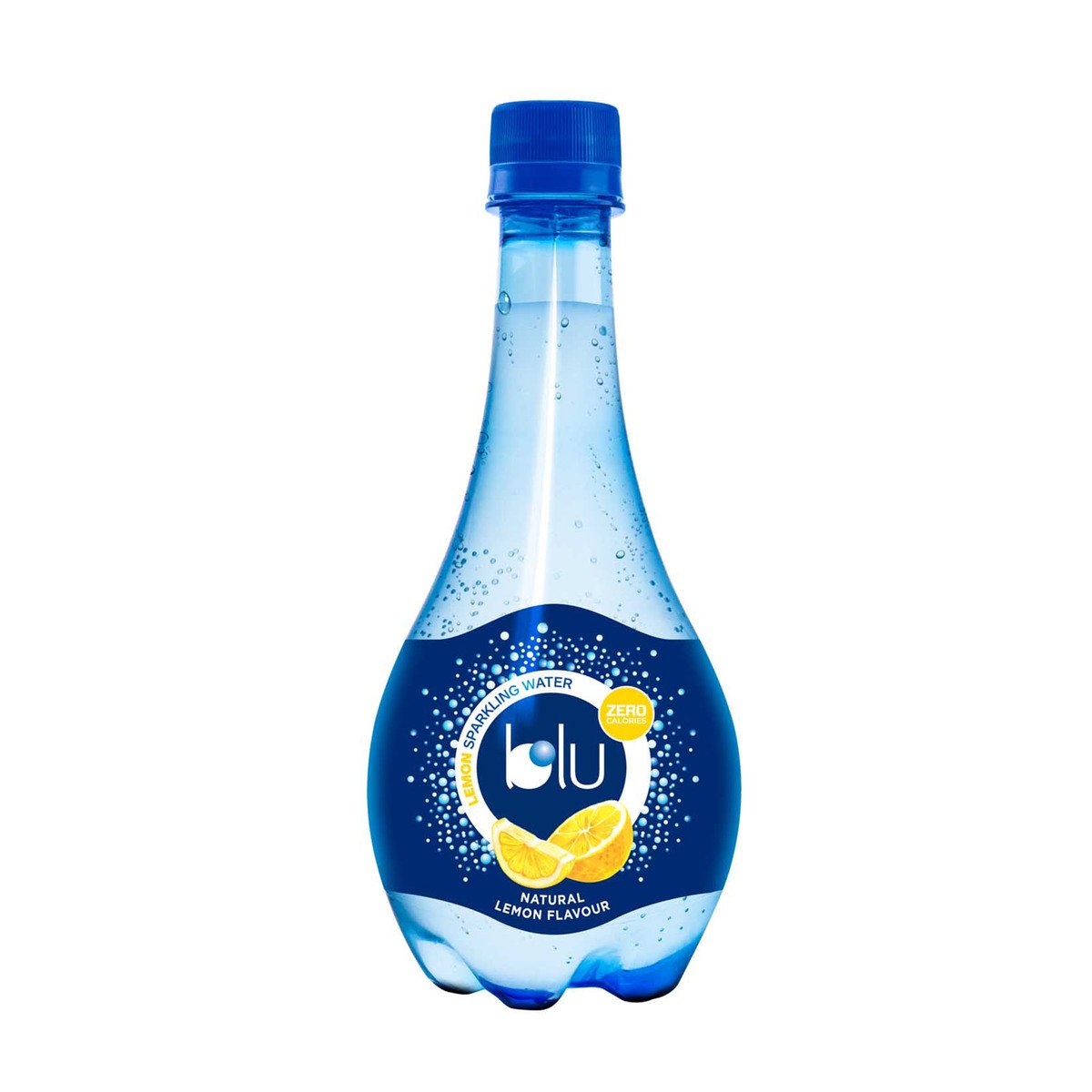 Buy Blu Sparkling Water Natural Lemon Flavour 250 ml Online at Best Price | Sparkling water | Lulu UAE in UAE