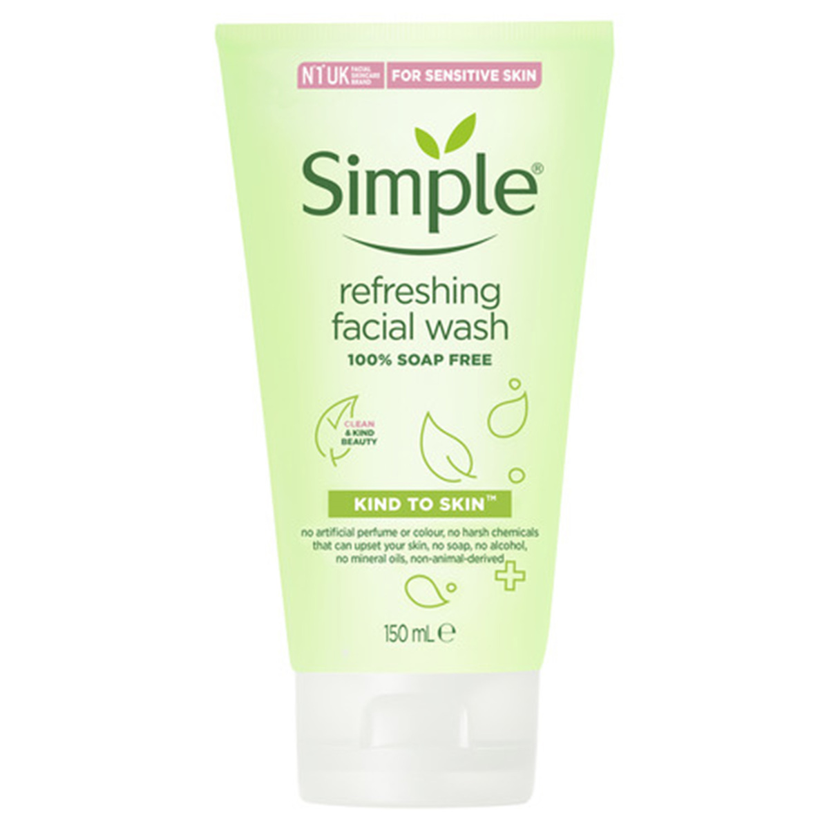 Simple Kind To Skin Facial Wash Refreshing 150 ml