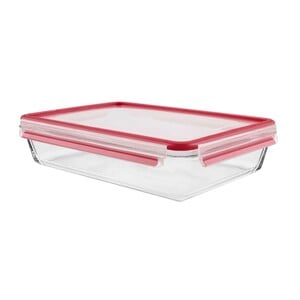 Tefal Masterseal Food Keeper Glass Rectangle 1.3Ltr