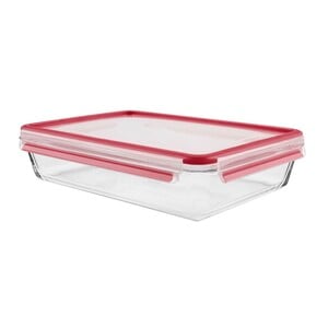 Tefal Masterseal Food Keeper Glass Rectangle 3.0Ltr