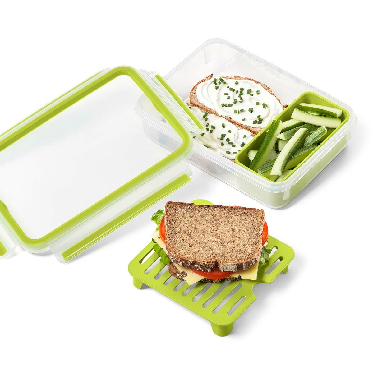 Tefal Masterseal Food Keeper Brunch Box Rectangle 1.2Ltr